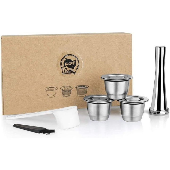 Stainless Steel Refillable Coffee Espresso Capsules Image 3