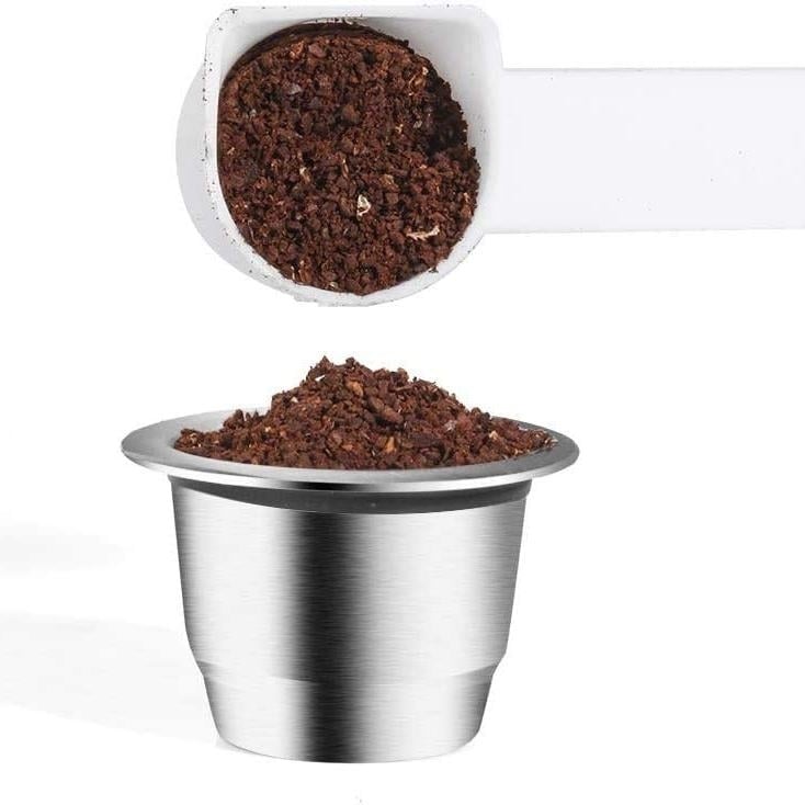 Stainless Steel Refillable Coffee Espresso Capsules Image 4