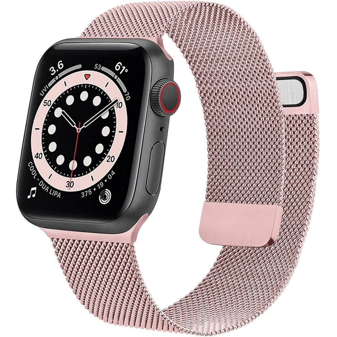 Stainless Steel Mesh Strap Replacement for Apple Watch Image 7