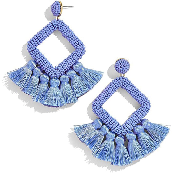 Statement Boho Drop Earrings Image 6