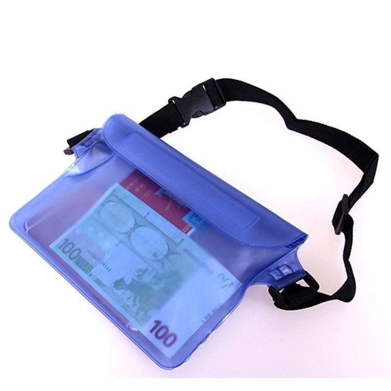 Sport Swimming Beach Waterproof Waist Bag Pouch Dry Case Fanny Pack Pocket Image 1