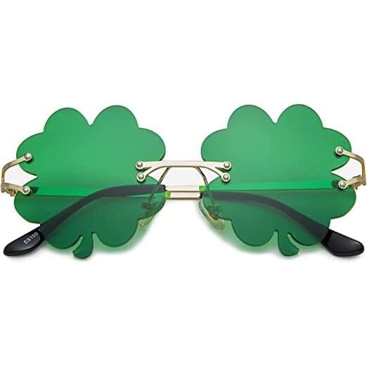 St. Patrick s Day Irish Shamrock Sunglasses Image 1