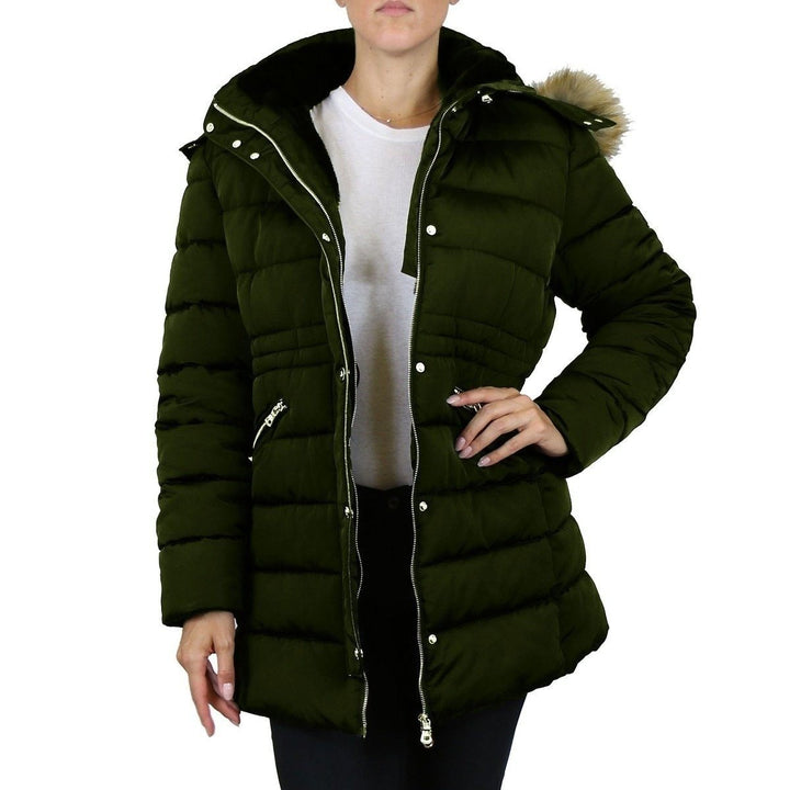 Spire By Galaxy Heavyweight Womens Parka with Hood Image 7