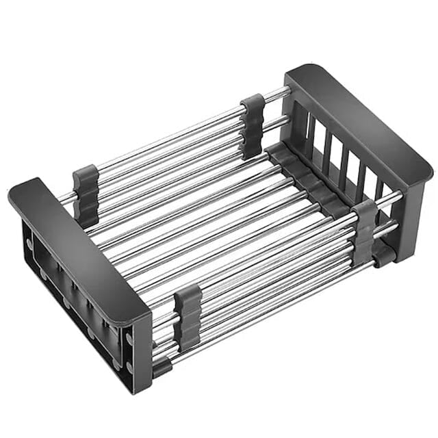 Stainless Steel Frame Drain Basket Telescopic Sink Frame Image 2