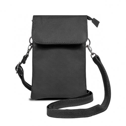 Super Soft Genuine Leather Crossbody Wallet Image 2