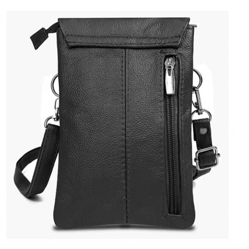 Super Soft Genuine Leather Crossbody Wallet Image 10