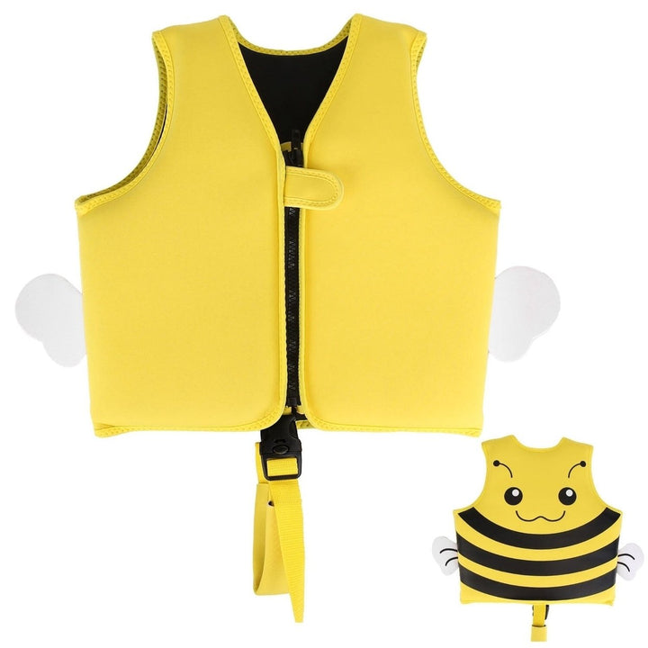 Swim Vest for Kids Float Jacket with Adjustable Crotch Strap Image 3