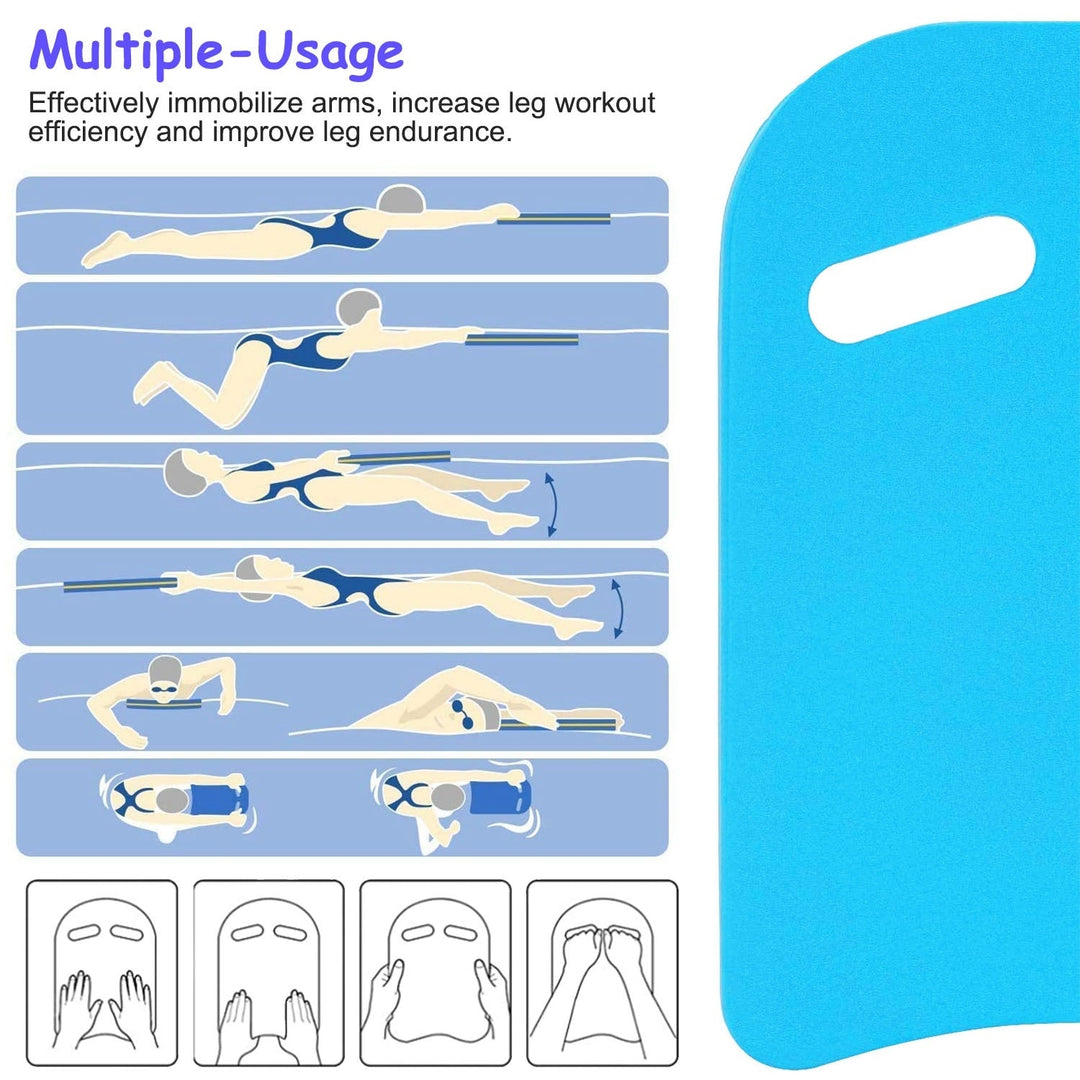 Swimming Kickboard U Design Water Training Board with Integrated Hole Handle Image 4