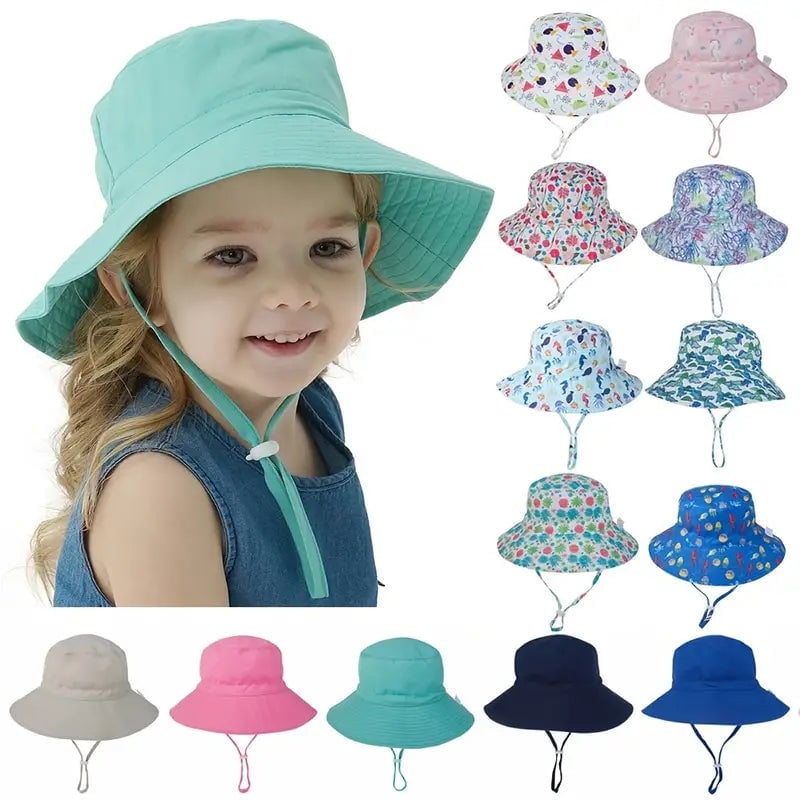 Summer Baby Anti UV Bucket Cap Image 1