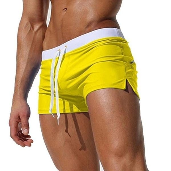 Summer Men Fashion Swimwear Swimming Trunks Image 3