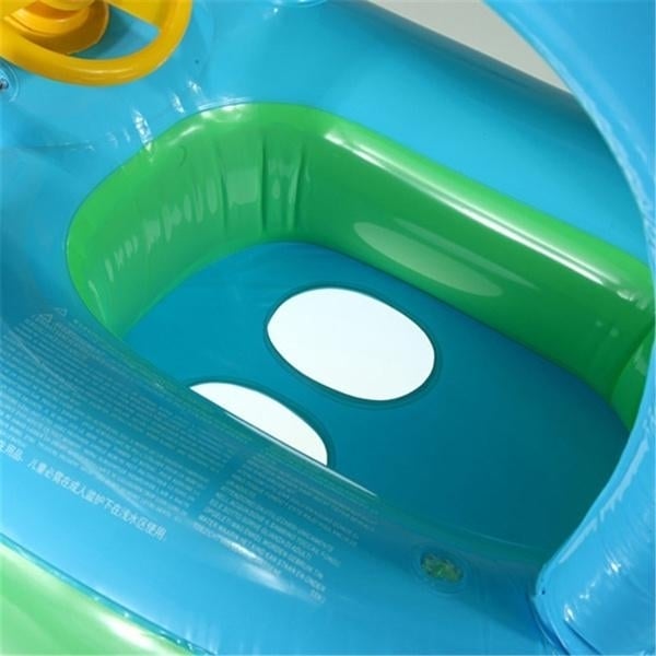 Summer Steering Wheel Sunshade Swim Ring Car Inflatable Baby Float Seat Boat Image 9