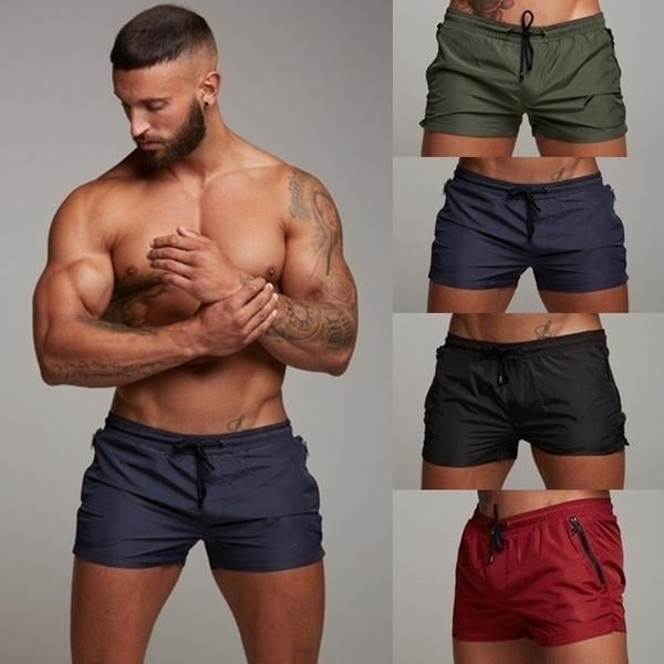 Summer Shorts Pants Men Quick Dry Swimming Shorts Swim Trunks Image 1