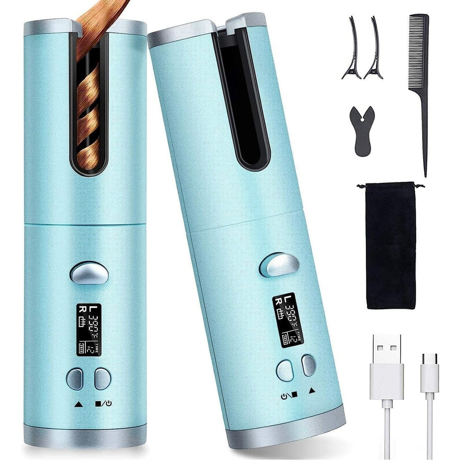 Unbound Cordless Automatic Hair Curler Image 1