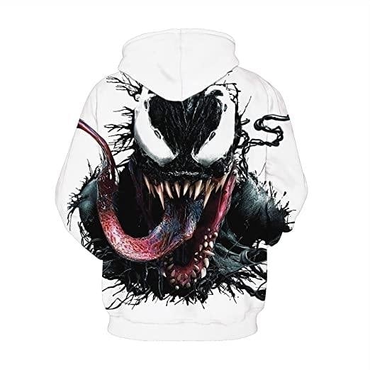 Unisex 3D Pattern Venom Printed Hoodies Image 2