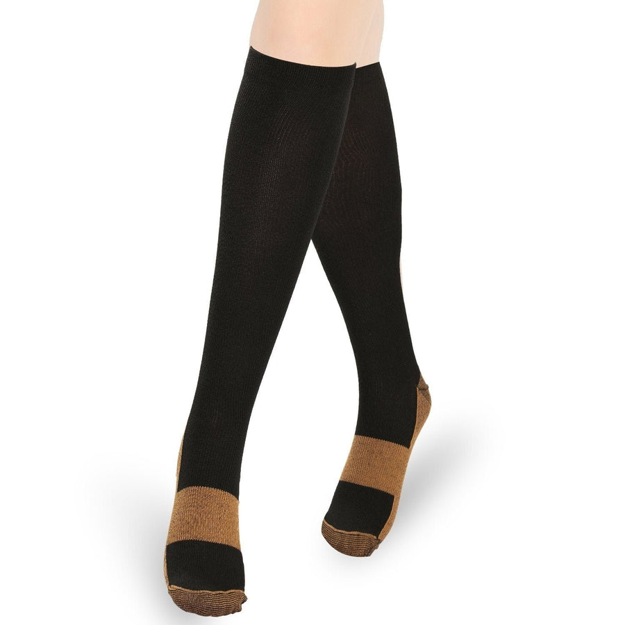 Unisex Copper Compression Socks Image 1