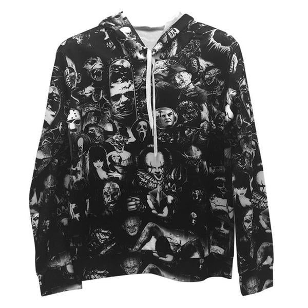 Unisex Characters Skull 3D Printed Hoodies Image 9