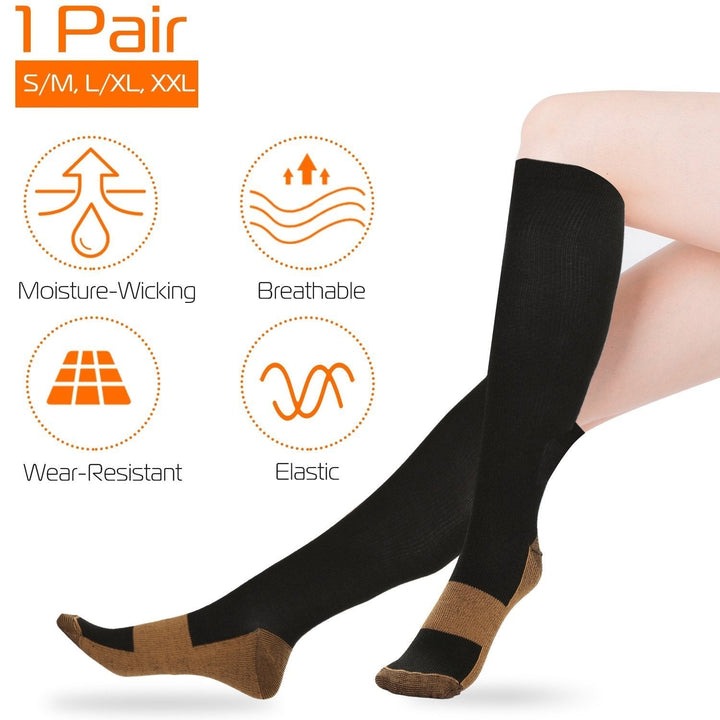 Unisex Copper Compression Socks Image 8