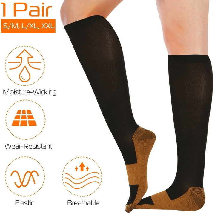 Unisex Copper Compression Socks Image 9