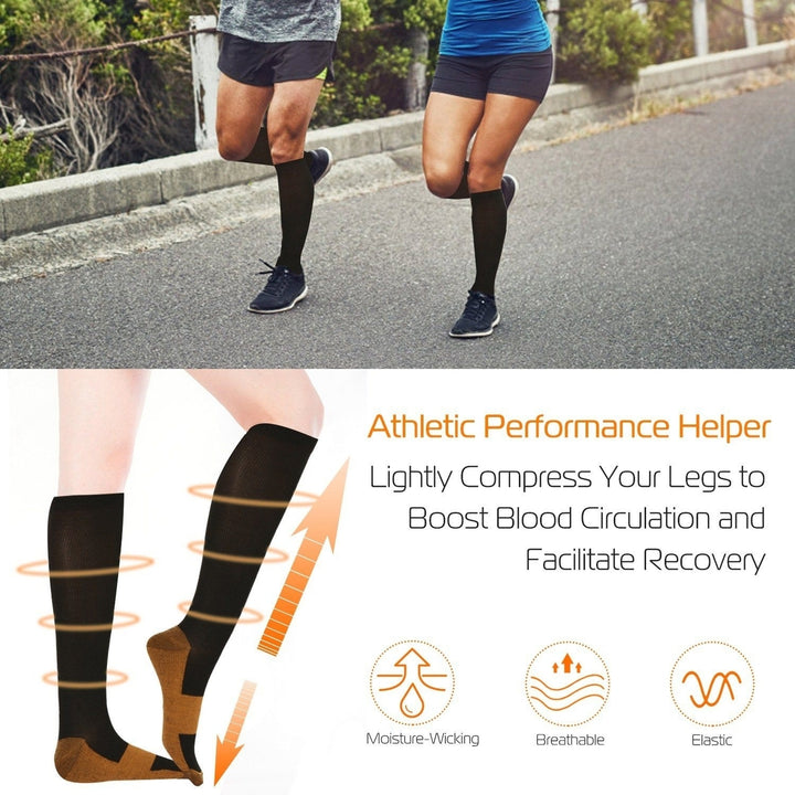 Unisex Copper Compression Socks Image 10