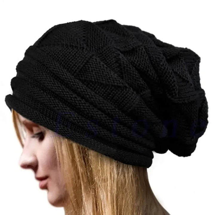 Unisex Oversized Knitted Baggy Beanie Image 3