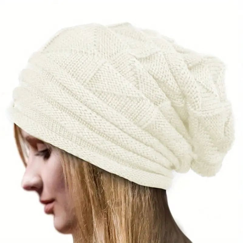 Unisex Oversized Knitted Baggy Beanie Image 4