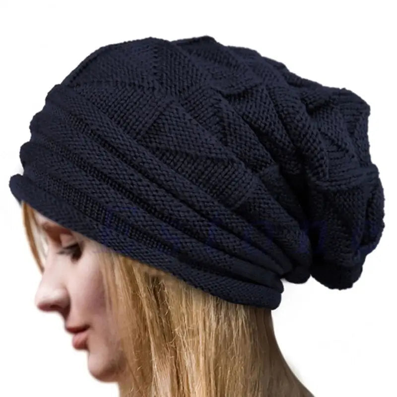 Unisex Oversized Knitted Baggy Beanie Image 4