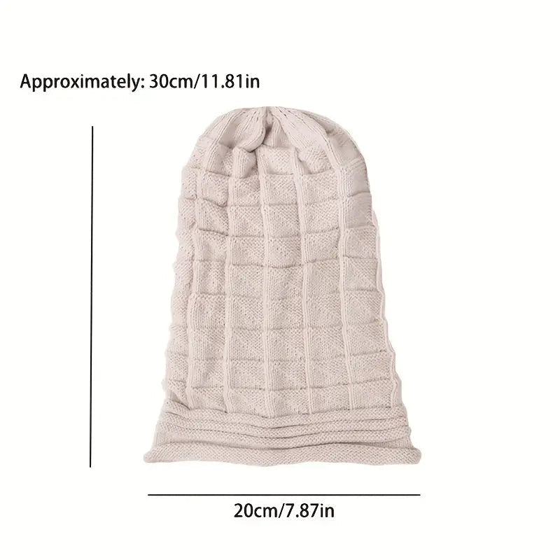 Unisex Oversized Knitted Baggy Beanie Image 12