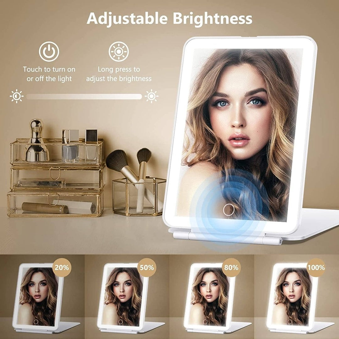 Travel Makeup Mirror with 10X Magnifying Mirror Image 6