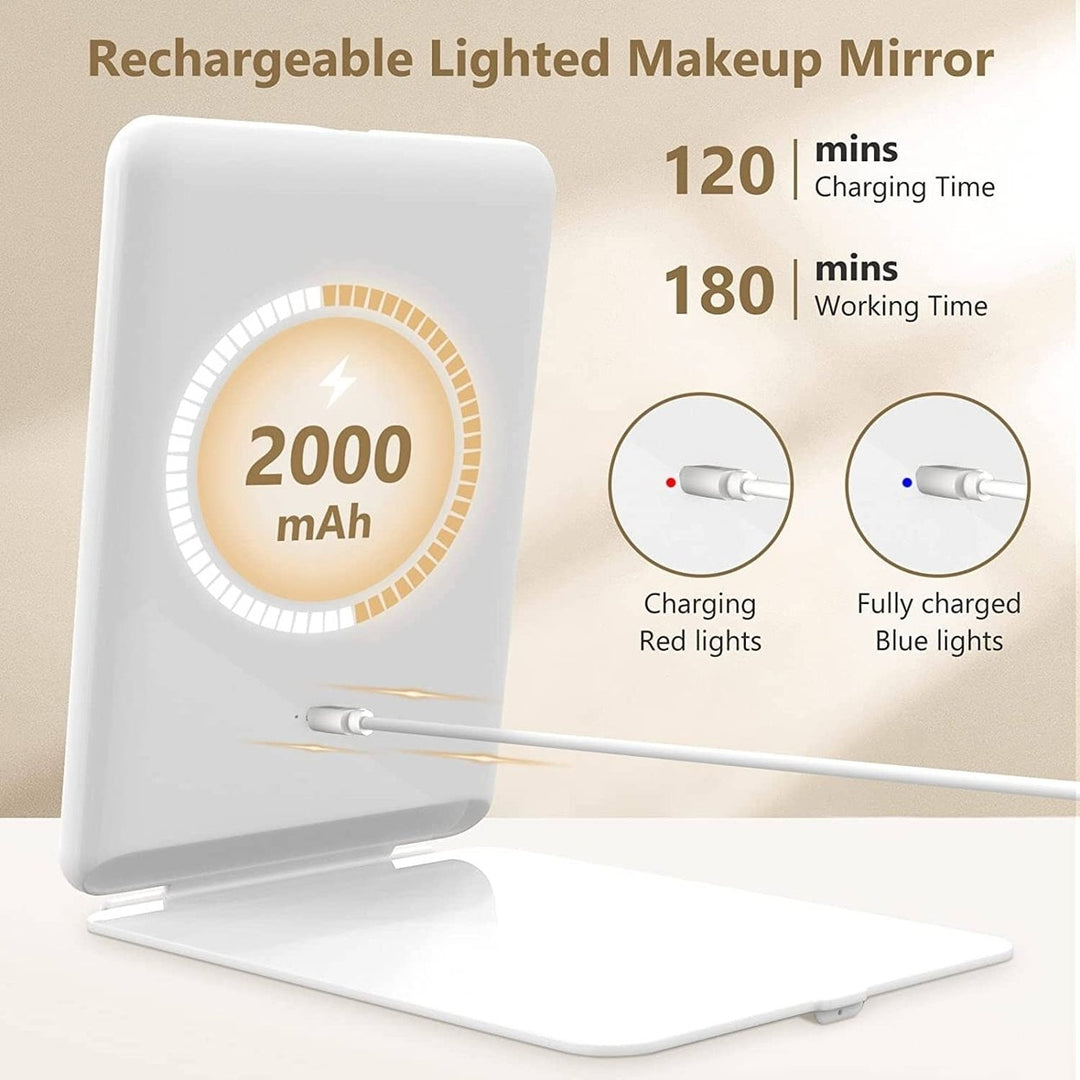 Travel Makeup Mirror with 10X Magnifying Mirror Image 7