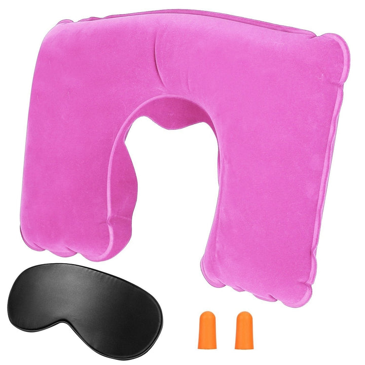 Travel Pillow Inflatable U Shape Neck Pillow Image 9