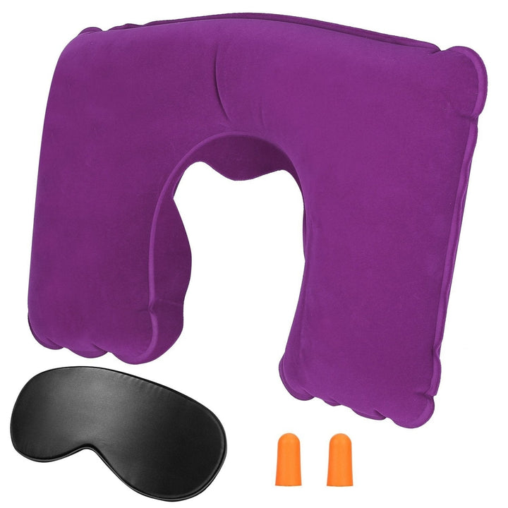 Travel Pillow Inflatable U Shape Neck Pillow Image 12