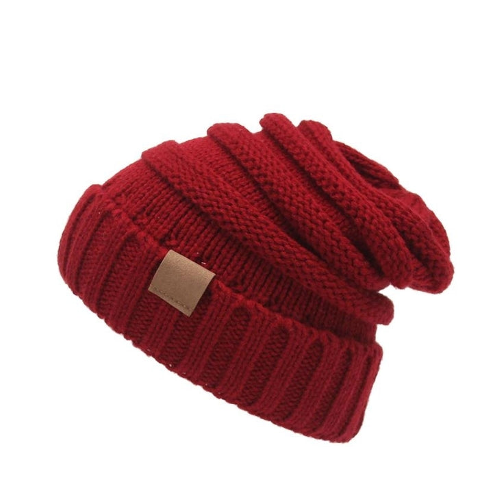 Trendy Warm Knitted Casual Fun Beanie Hat For Women Image 6