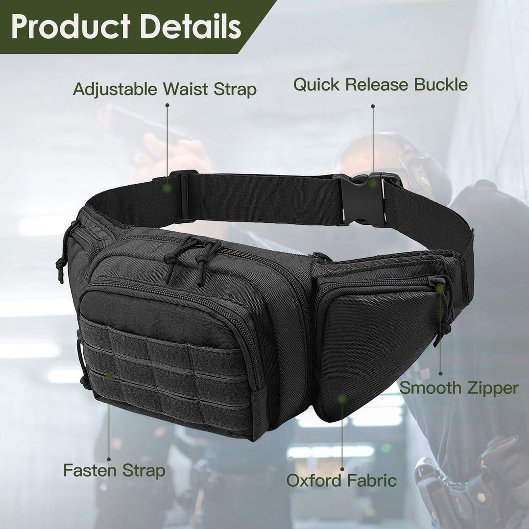 Tactical Fanny Pack Concealed Carry Bag for Men Image 8