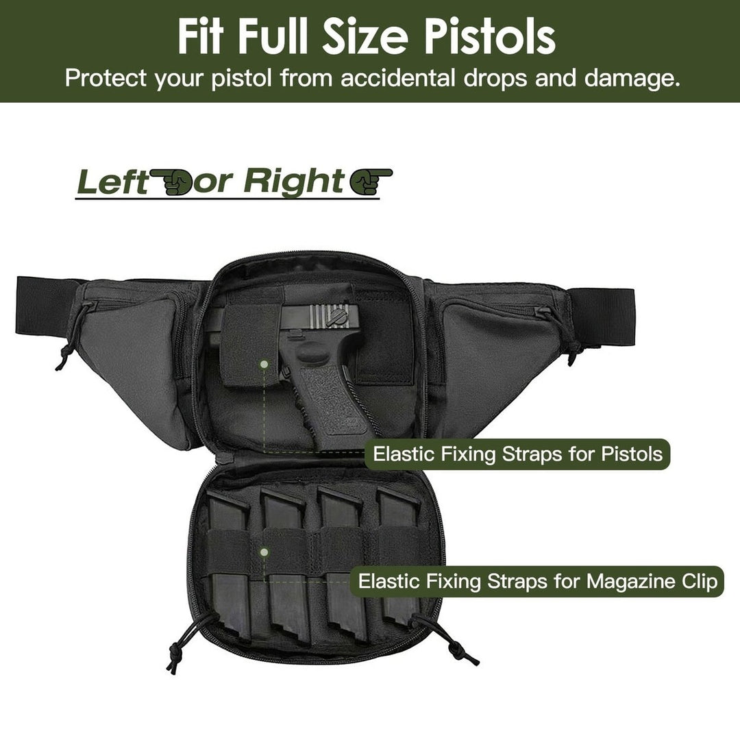 Tactical Fanny Pack Concealed Carry Bag for Men Image 9