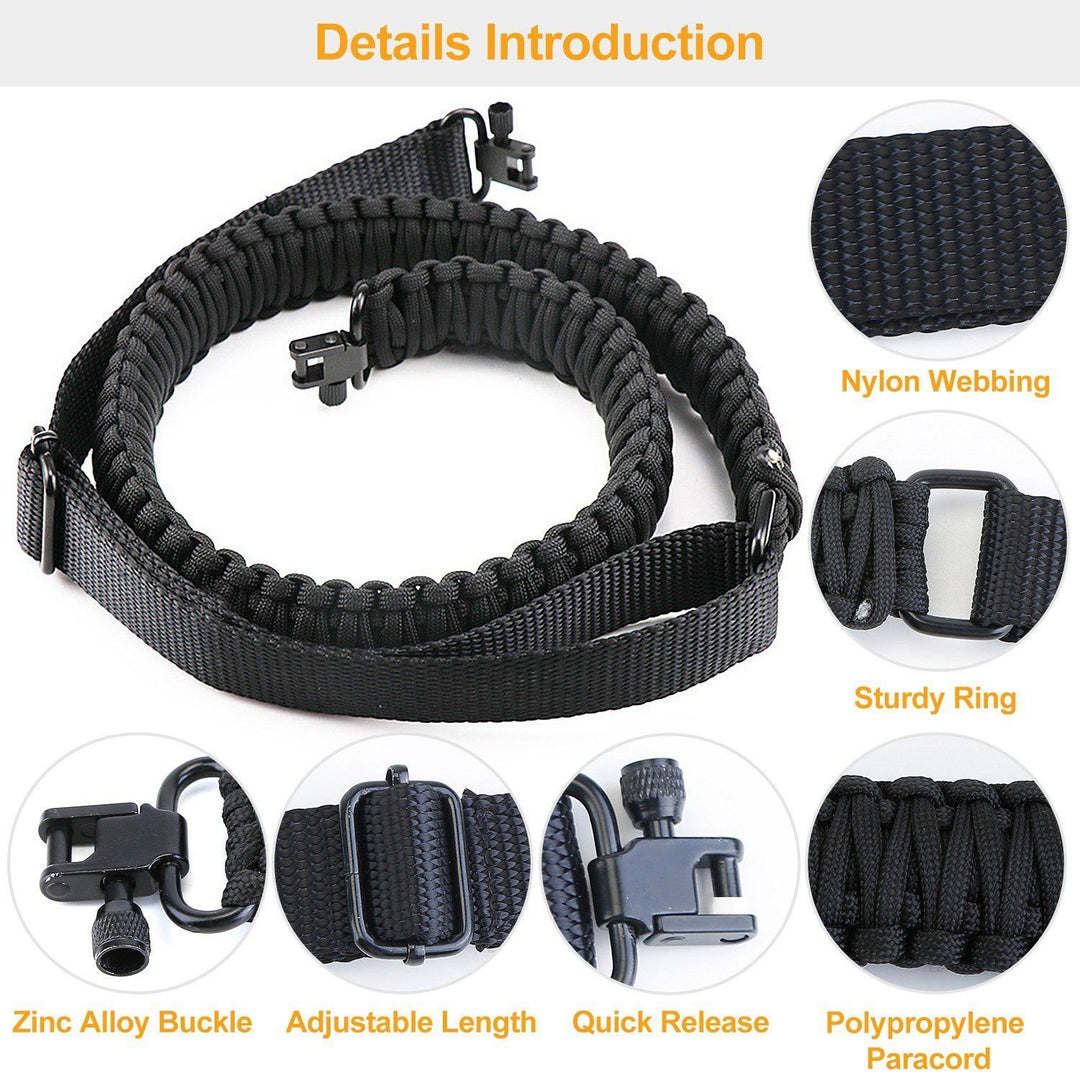 Tactical Paracord Sling - Adjustable Paracord Strap Image 11