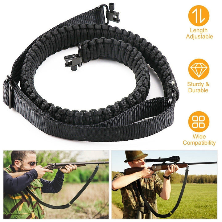 Tactical Paracord Sling - Adjustable Paracord Strap Image 12