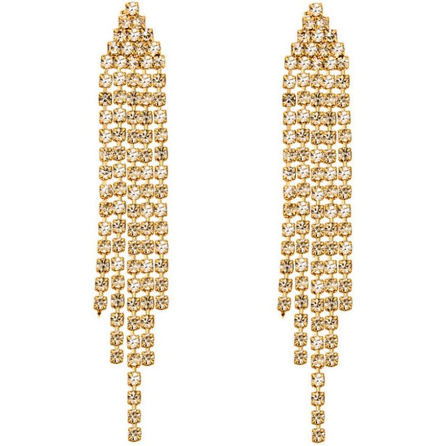 Tassel Linear Drop Earrings Image 1