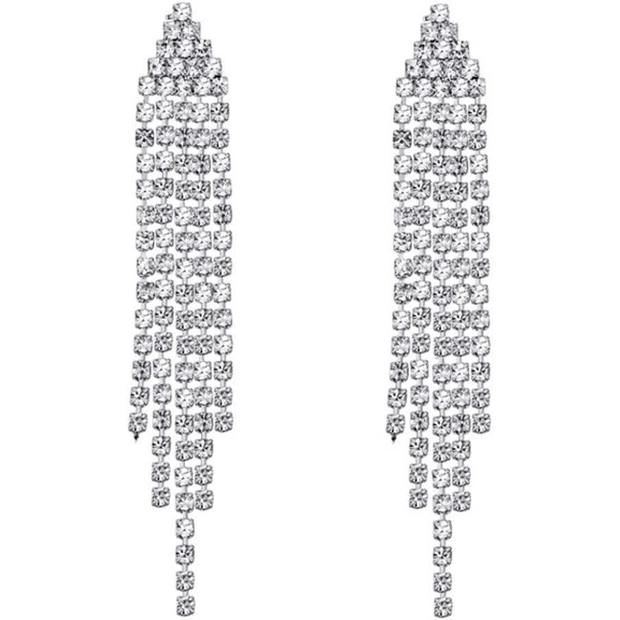 Tassel Linear Drop Earrings Image 4