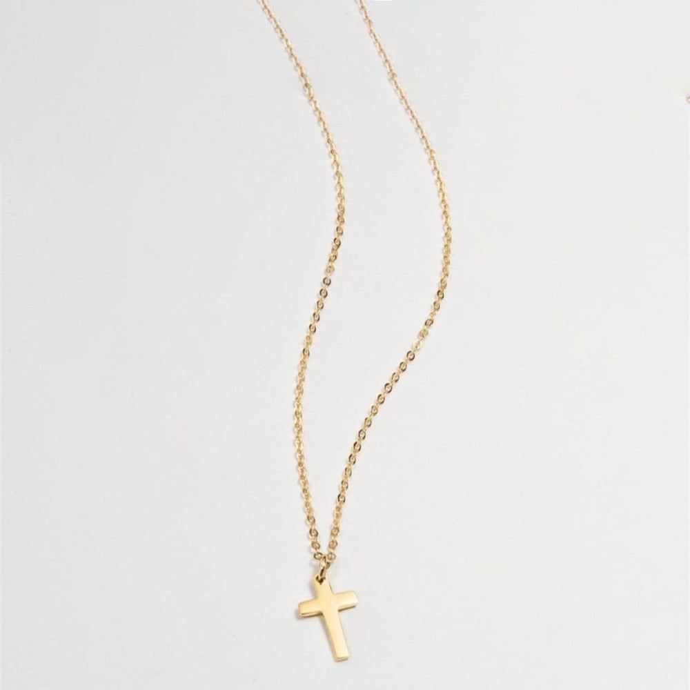 Tiny Cross Necklace Image 2