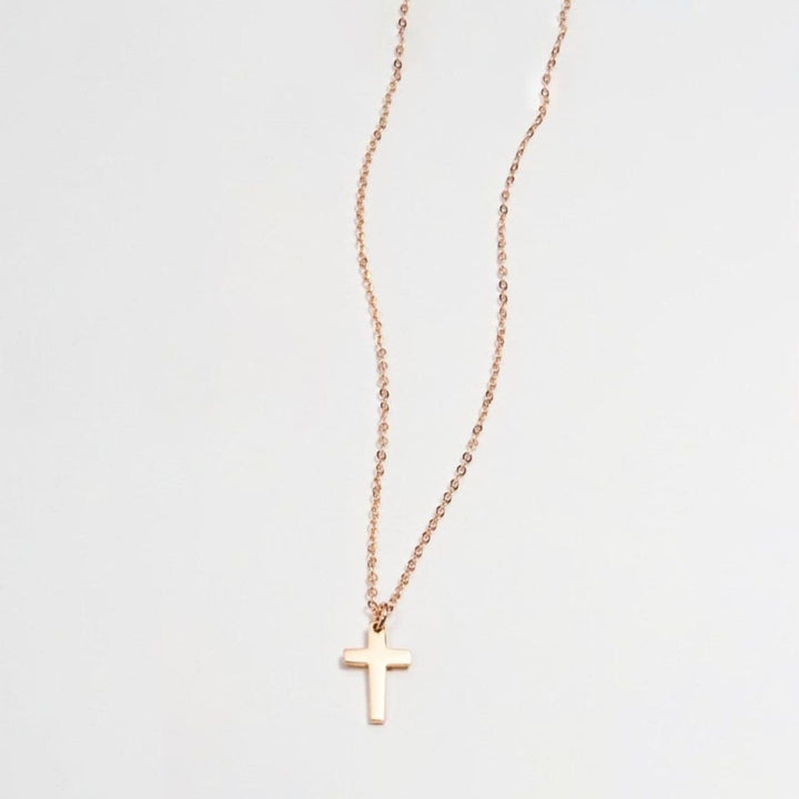 Tiny Cross Necklace Image 3