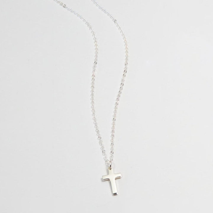 Tiny Cross Necklace Image 4