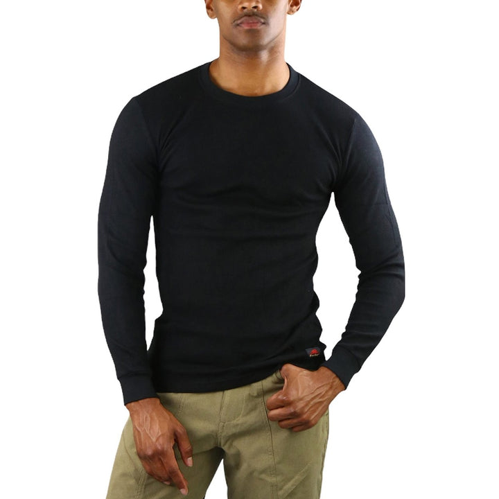 ToBeInStyle Mens Heavy Thermal Shirt Image 1