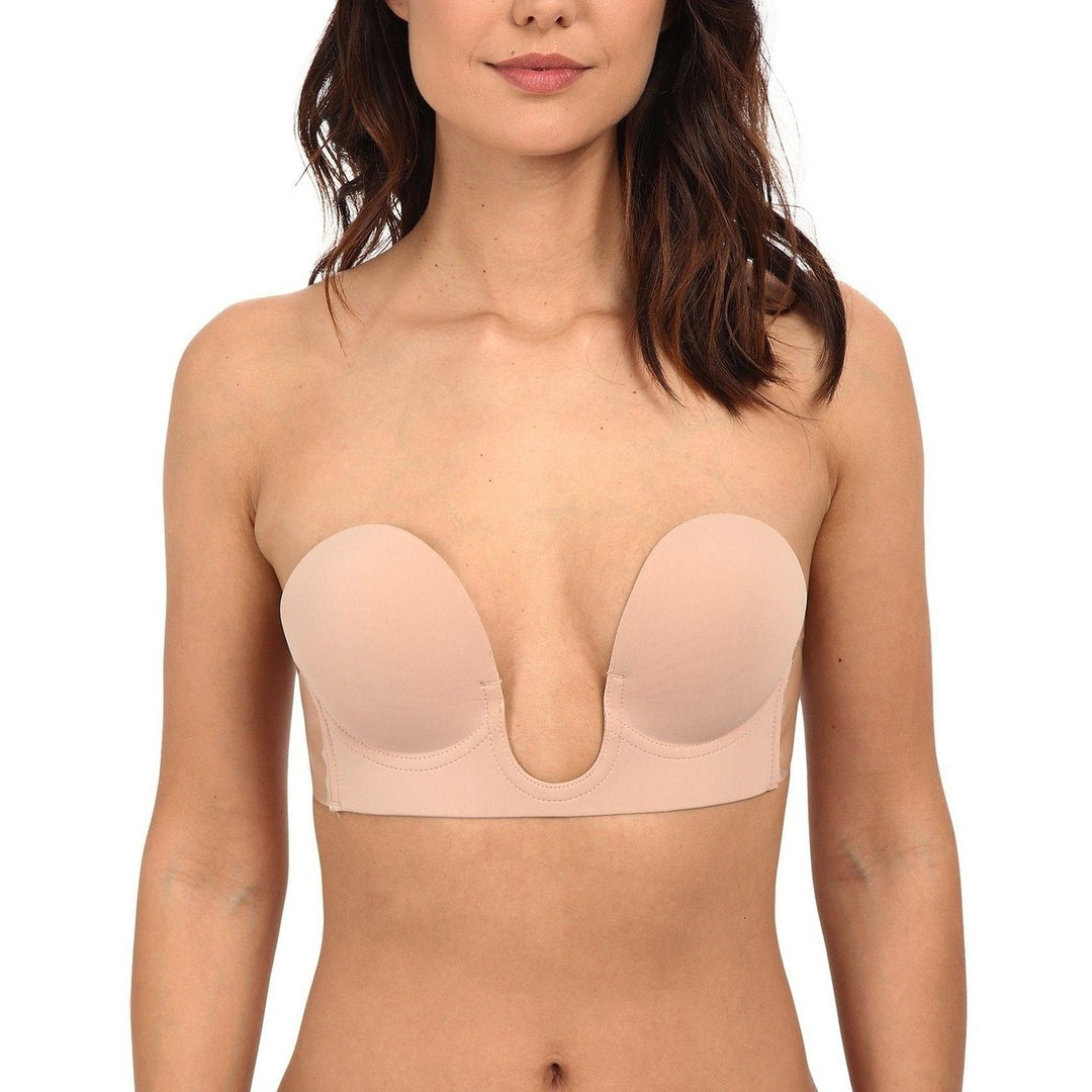 ToBeInStyle Womens Deep Plunge Convertible V Bra Image 1