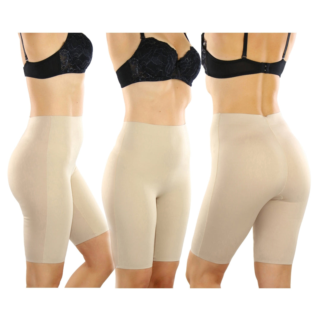 ToBeInStyle Womens High Waisted Smooth and Silky Torso Control Long Leg Shapewear Image 10