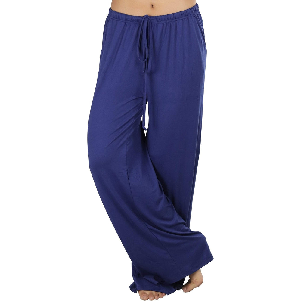 ToBeInStyle Womens Premium Loose Fit Lounge Pants Image 2