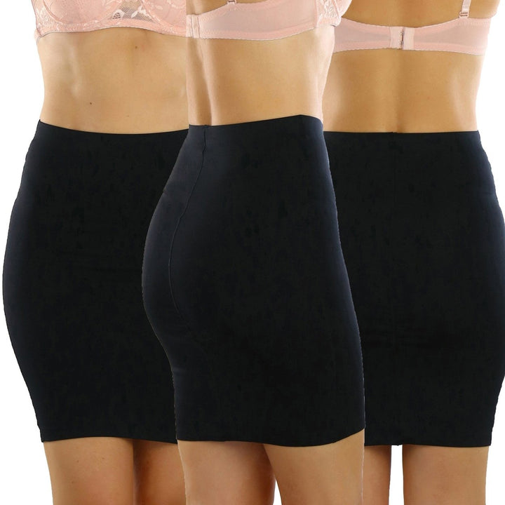 ToBeInStyle Womens High Waisted Smooth and Silky Torso Control Shapewear Skirt Image 4