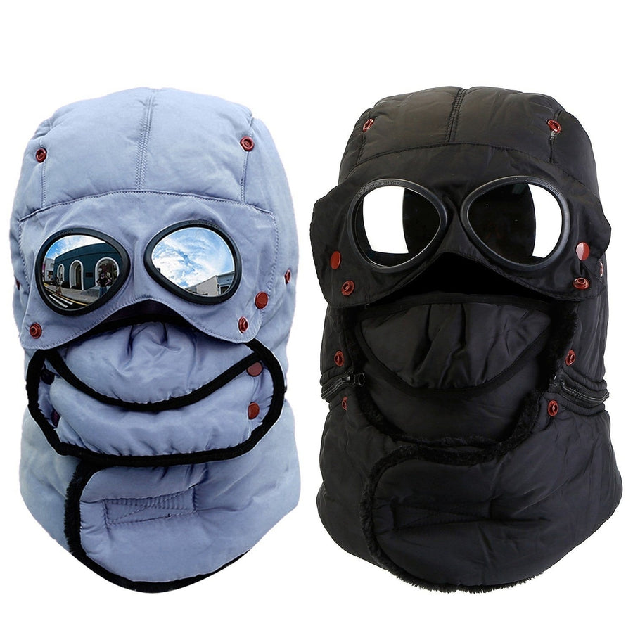 Unisex Thermal Winter Goggles Hat Image 1