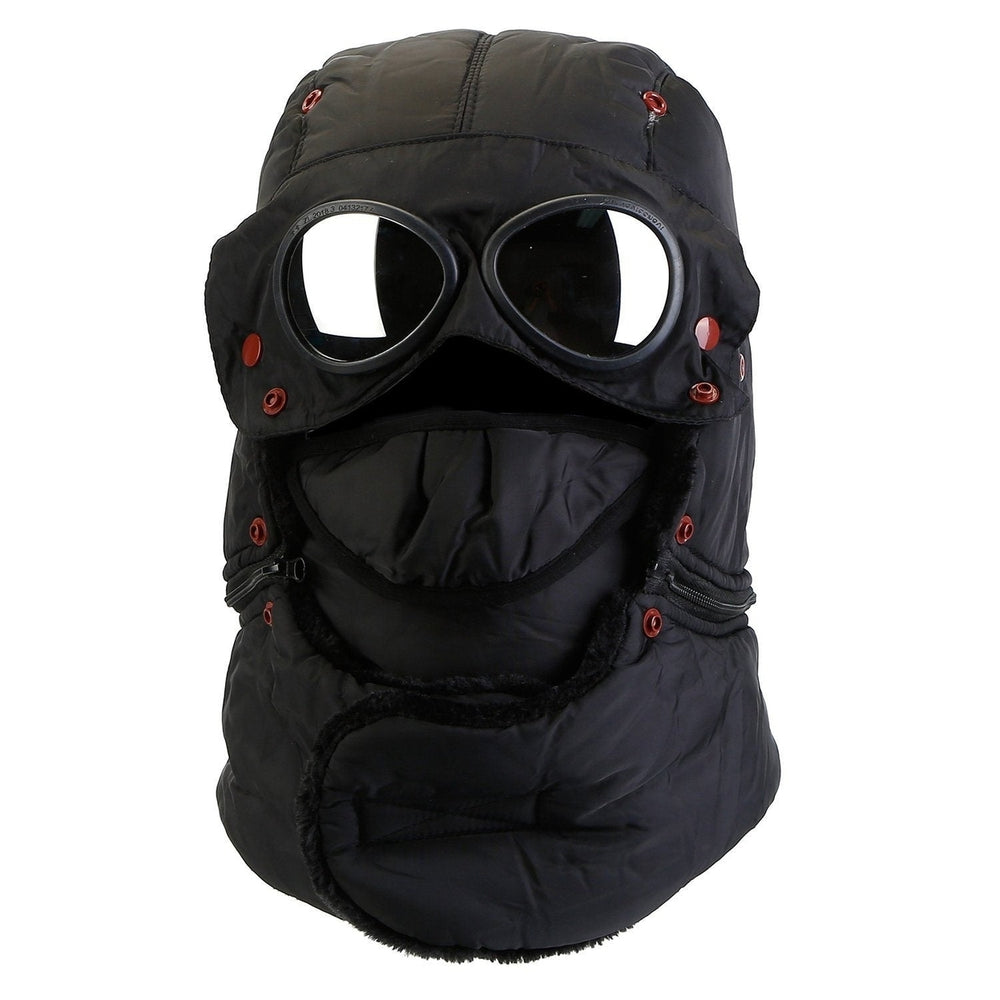 Unisex Thermal Winter Goggles Hat Image 2