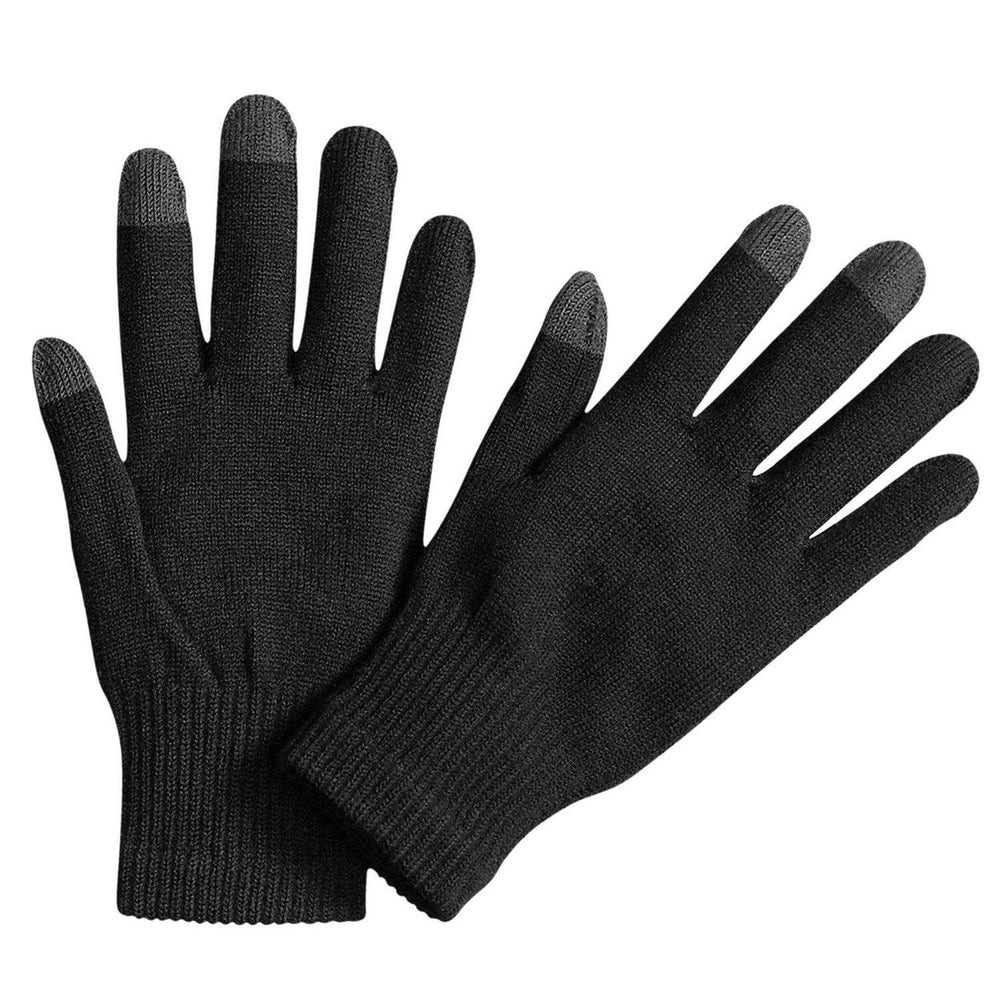 Unisex Winter Knit Gloves Touchscreen Image 2