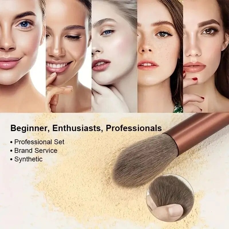 Makeup Brush Set Soft Fluffy Professiona Cosmetic Foundation Powder Eyeshadow Kabuki Blending Make Up Brush Beauty Tool Image 3